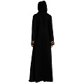 Classic abaya with embroidery work- Black Classic abaya with embroidery work- Black